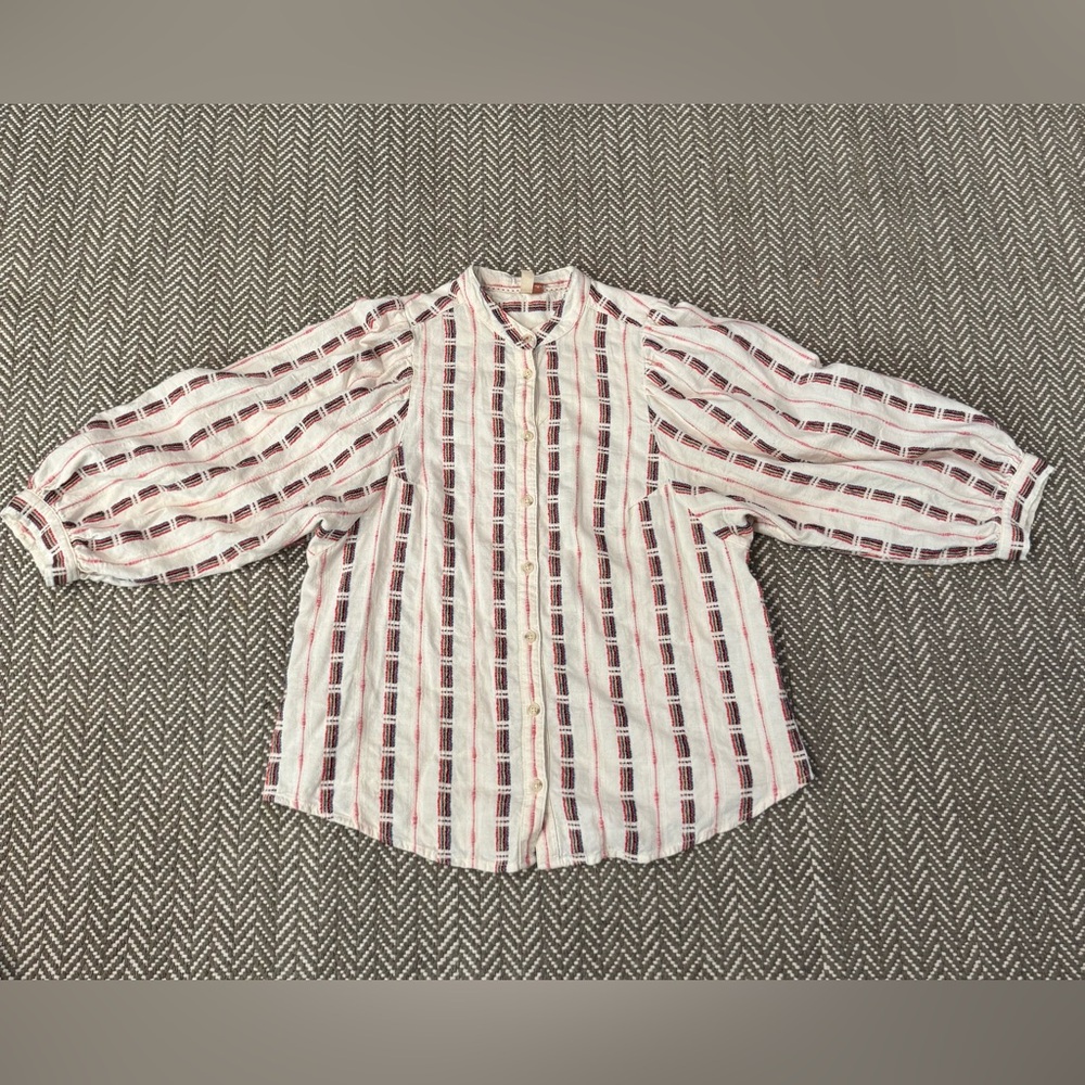 Anthropologie Pilcro Casual Striped Shirt